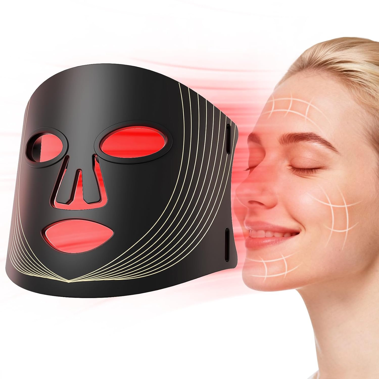 Hsaiiae FSA Eligible LED Light Therapy mask (FM-02)