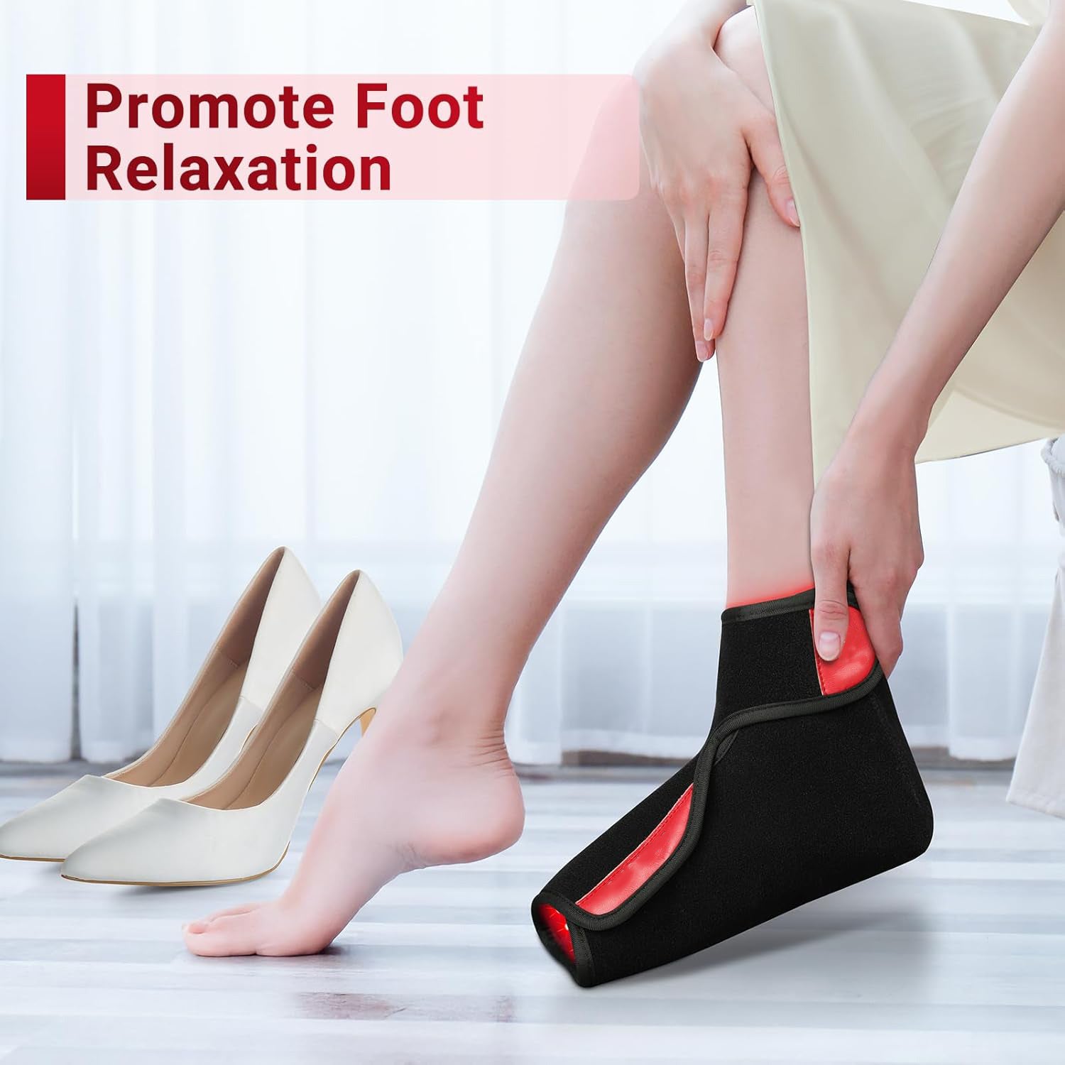 Cordless Red Light Therapy Foot Wrap