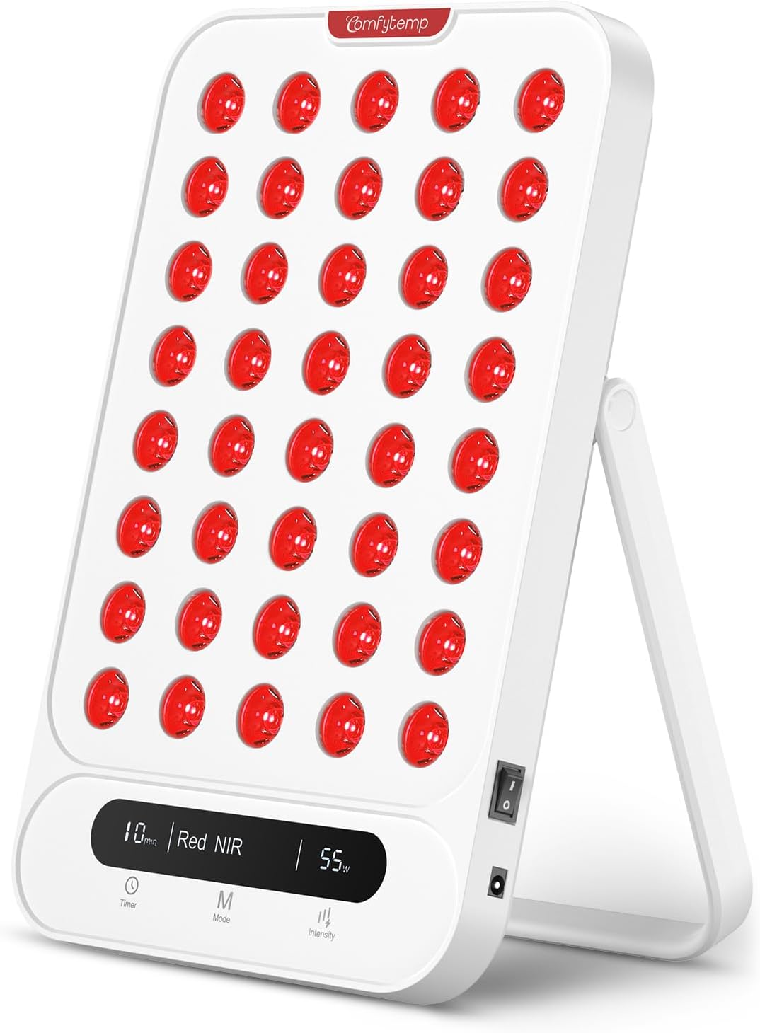 Red Light Face and Body Panel with Adjustable Stand