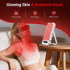 Red Light Face and Body Panel with Adjustable Stand