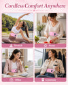 Cordless Portable Heating Pad with Heat & Vibration