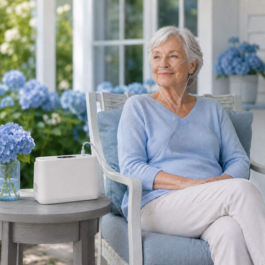 RS01 Portable Oxygen Concentrator for Home & On-the-Go Support