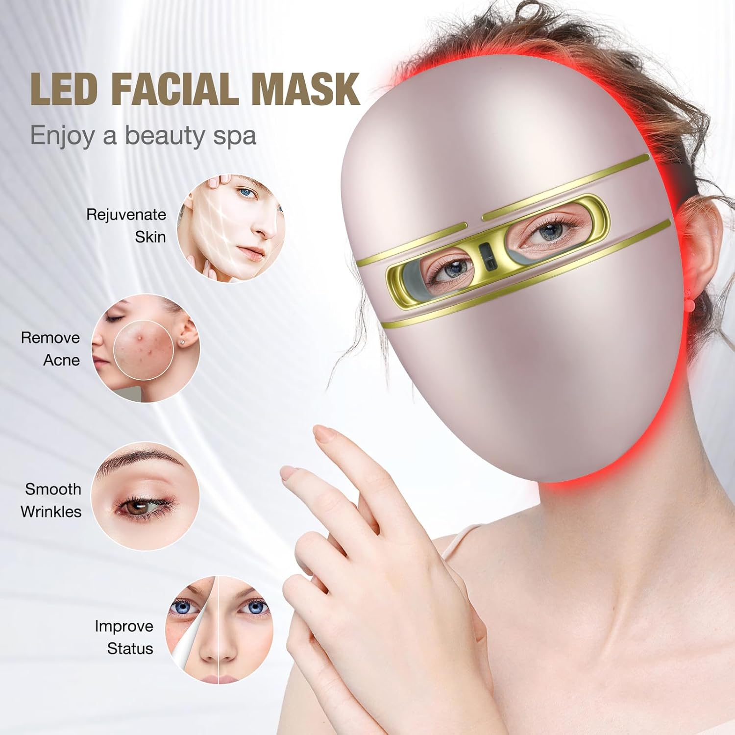 F FIWENE LED facial mask feature image