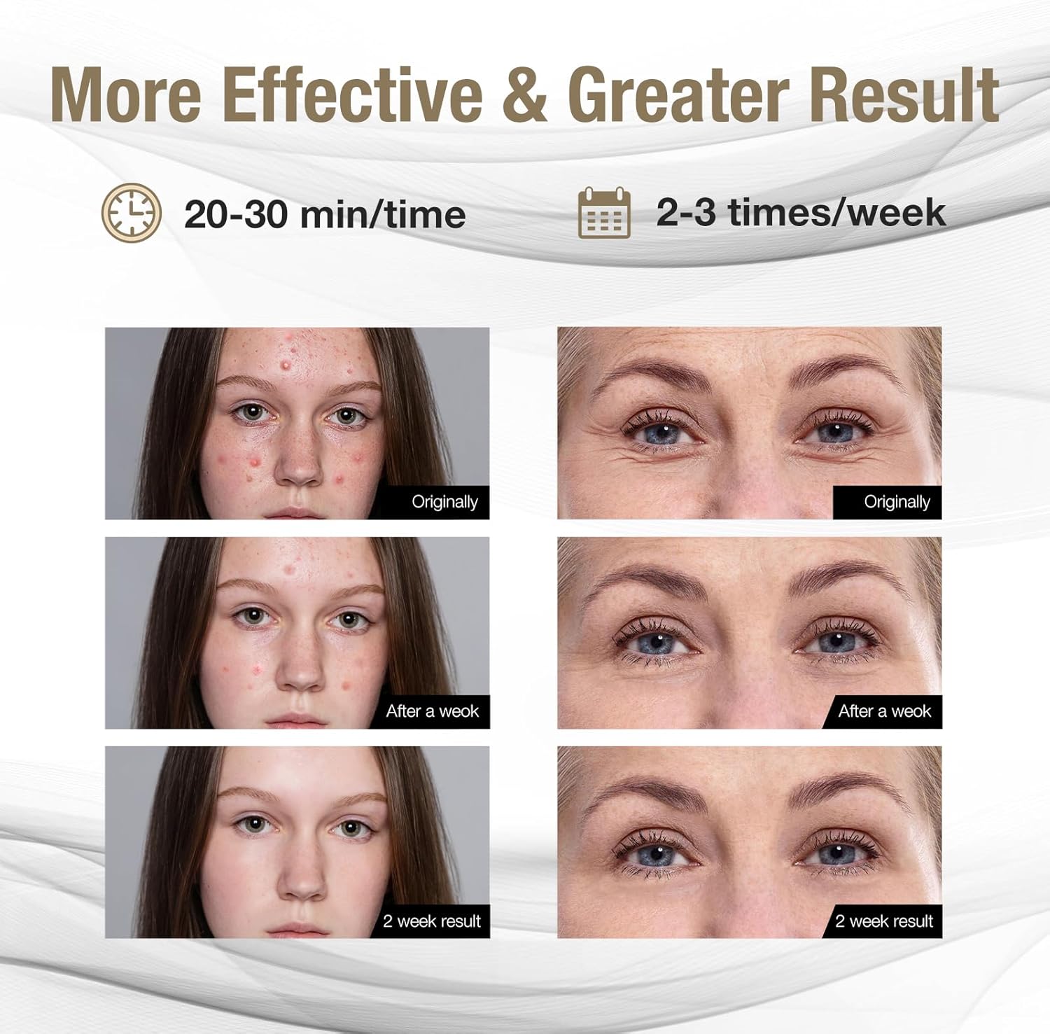 F FIWENE LED facial mask package image